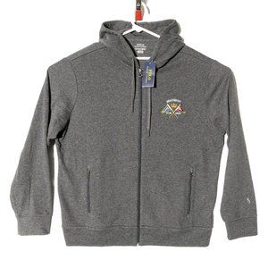 NWT Polo Ralph Lauren Beaumont Sur Mer Full Zip  Gray Hoodie Men's XL